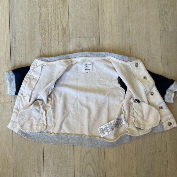 Carrément Beau snap front varsity jacket 6 month - Picture 5 of 5
